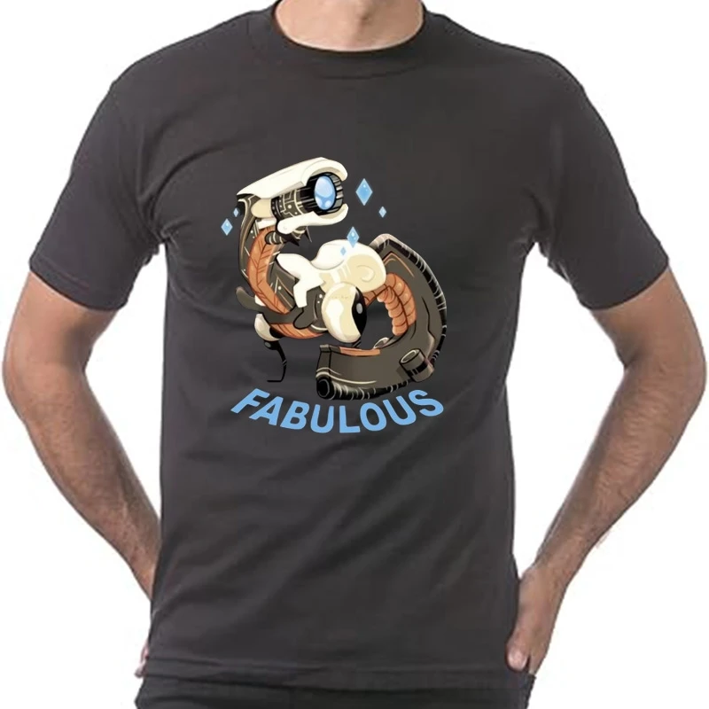 

Horizon Zero Dawn, Chibi Watcher (fabuloso), camisetas Negras de anime, camisetas holgadas, para hombre