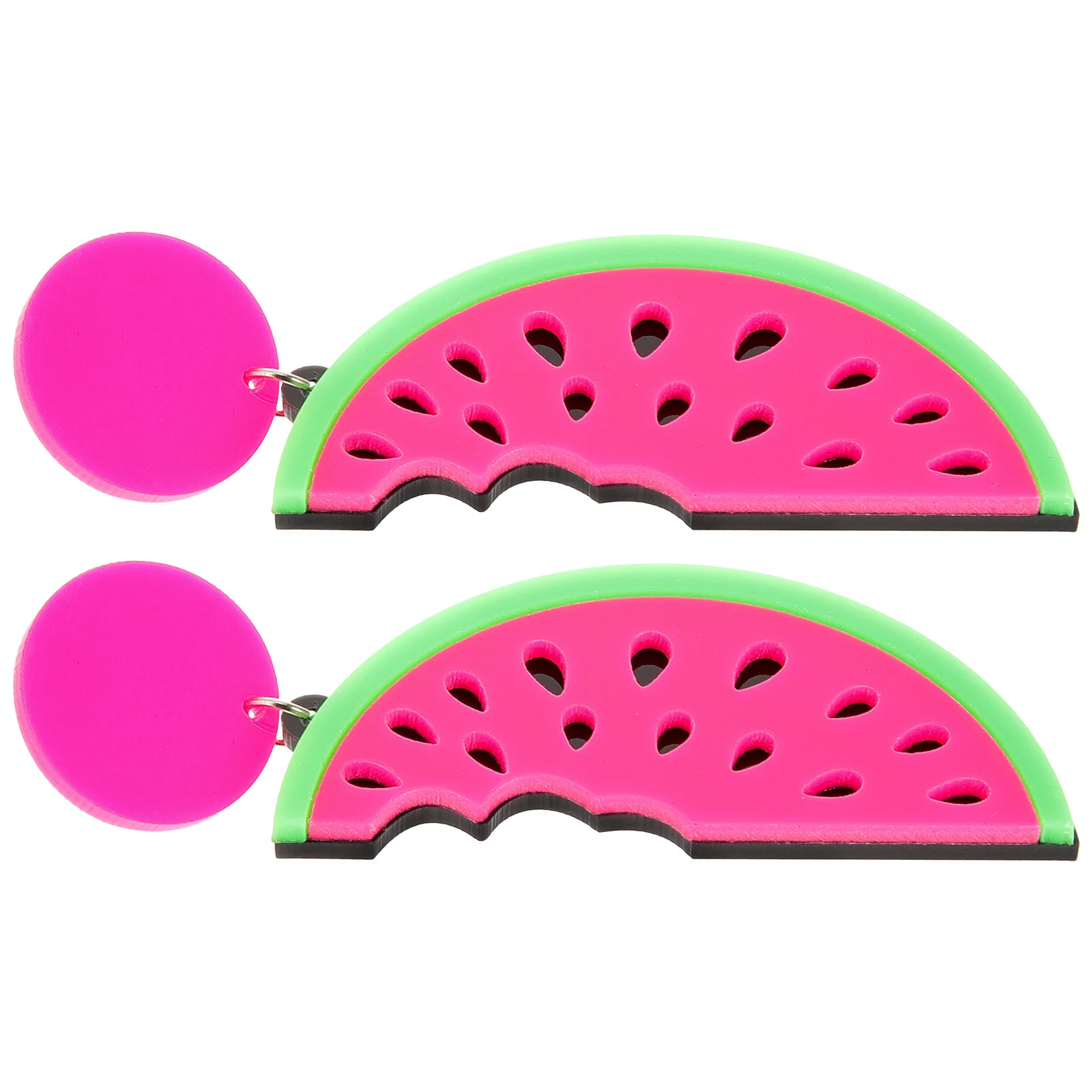 

1Pair Watermelon Earrings Summer Dangle Stylish Costume Jewelry Fun Statement Earrings Costume Jewelry for Women