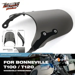 T100 T100 T100 Scrambler Scrambler 900 için motosiklet ön cam cam aksesuarları rüzgar deflektörlü pare-brise