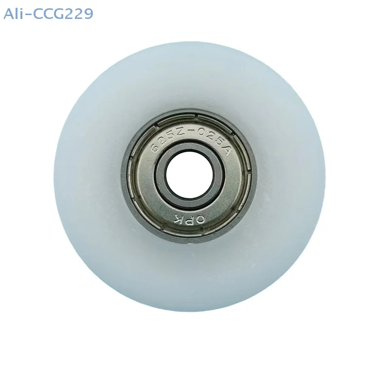 1pcs 5*30*6mm 625zz Wrapped Bearing Pulley V Grooved U Grooved Rolling Pulley Wire Guide Wheel POM Polyformaldehyde Wheel