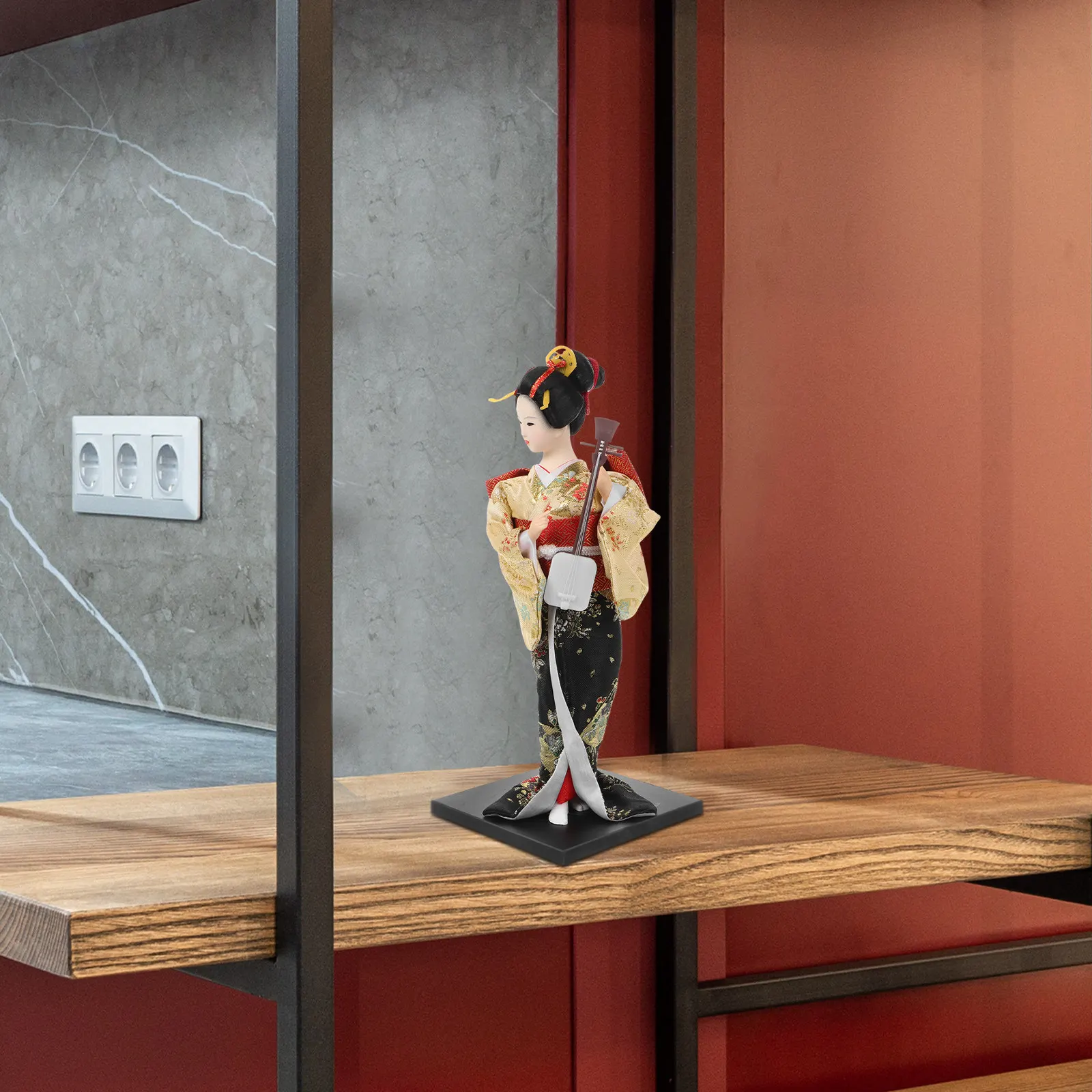 

Japanese Geisha Kimono Handmade Statue Traditional Japanese Home Decor Porcelain Asian Art Sculpture Tabletop