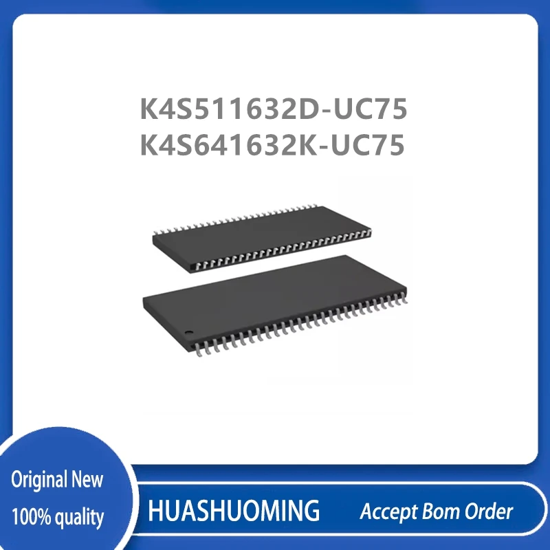 10Pcs/Lot K4S511632D-UC75 K4S511632 K4S641632K-UC75 K4S641632 TSOP54