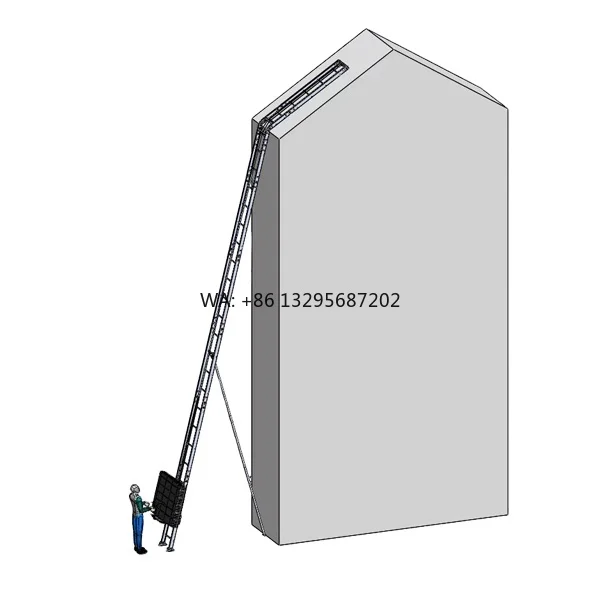 Assemble Automatic Alum Electric Ladder Lift Solar Panel Lifter Ladder 220V 50Hz