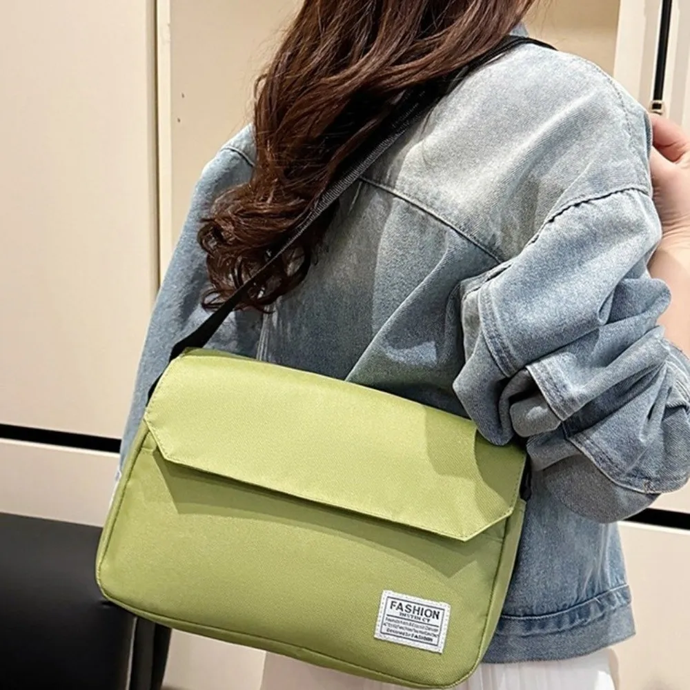 

Сплошная цветная мужская сумка-мессенджер, большая вместительная нейлоновая сумка через плечо с регулируемым ремешком, минималистичная сумка через плечо с несколькими карманами, подарки