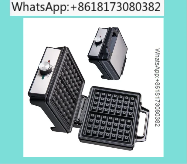 Multifunctional Waffle Maker Large Size 1600W Electric Waffle Iron 2 Slice Toaster Bread Maker For Breakfast