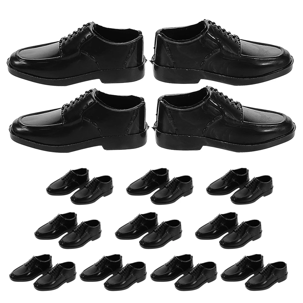 

12pcs Miniature Shoes Inch 6 Scale 30 Cm Compatible Elegant Design Dress- Durable Simulation Kids Role Play