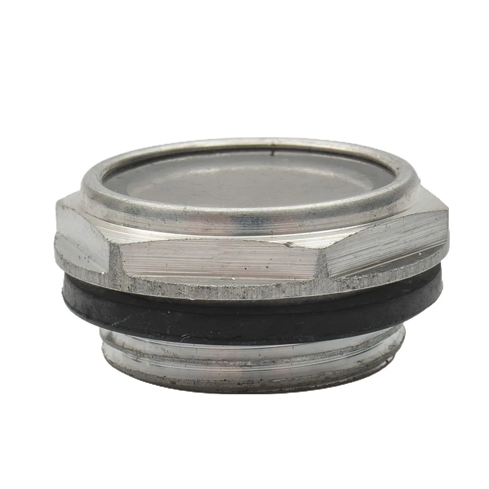 Oil Face Mirror Male Thread Plastic Replacement Universal 3/4" BSPT Air Compressor Clear Fitting Part