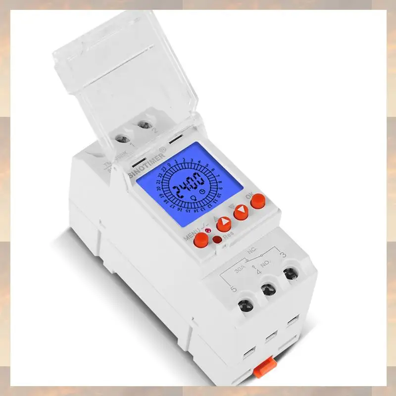 

Flash Trend 2X SINOTIMER TM929BK 24-часовой интеллектуальный аналоговый таймер с подсветкой 85-265 В 30 А