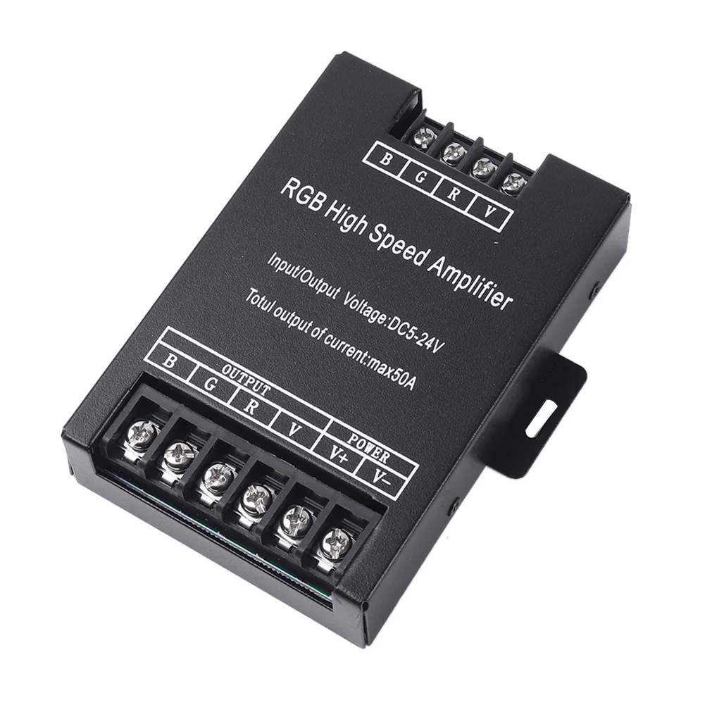 LED RGB 고속 증폭기, 라이트 스트립용 단일 색상 증폭기 리피터, 30A, 50A, 400W