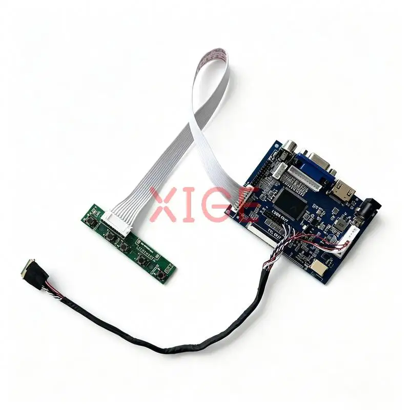 

For N156O6 B156RW01 LP156WD1 LTN156KT02 Controller Board Kit DIY 40-Pin LVDS Laptop Display Screen 1600*900 HDMI+VGA+AV 1600x900