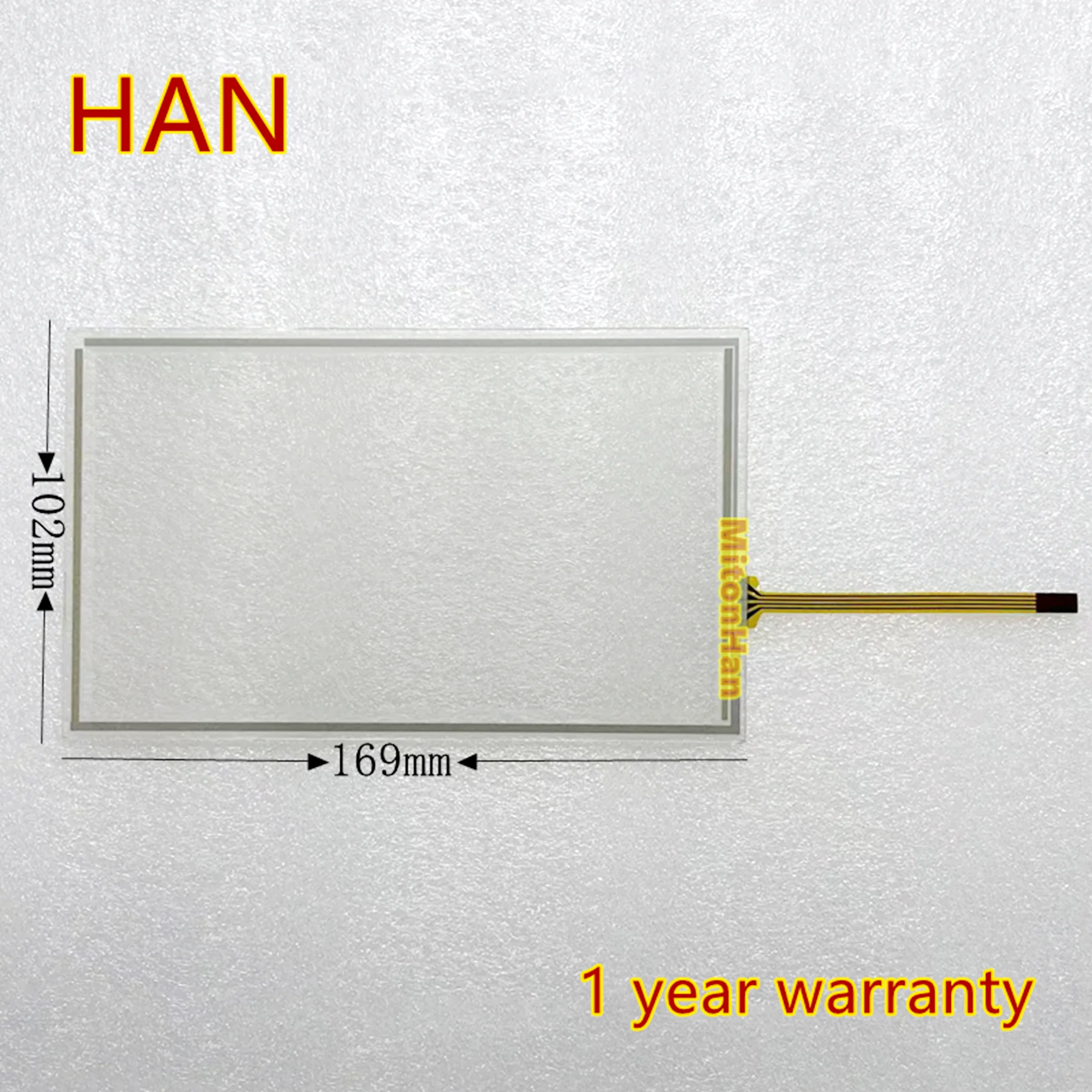 2711R-T7T SER A TR4-070F-69 لوحة اللمس شاشة زجاج محول الأرقام ل PANELVIEW 800 2711R-T7T طبقة رقيقة واقية تراكب #3