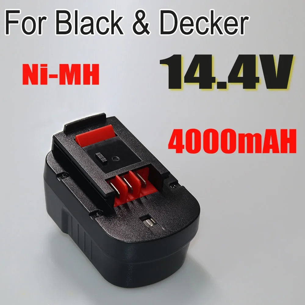 

14.4V 4000mAh rechargeable battery suitable for Black&Decker 14.4V wireless power tools