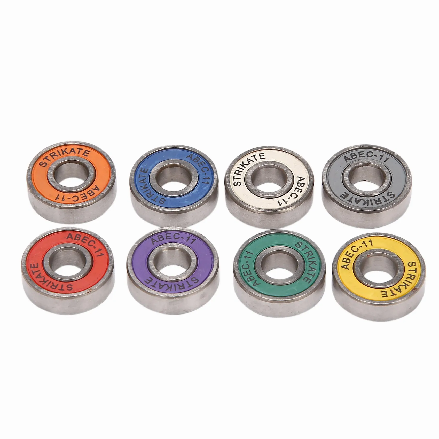 4 قطعة جميع التضاريس قبالة الطريق سكيت عجلات التزلج (أسود + برتقالي)