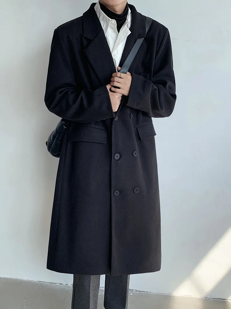 

Мужское пальто из шерстяной смеси в стиле преппи, эластичное, готическое, дышащее, для рыбалки, в стиле Y2K, офисное, плюшевое, милое, спортивное, эстетичное, модное