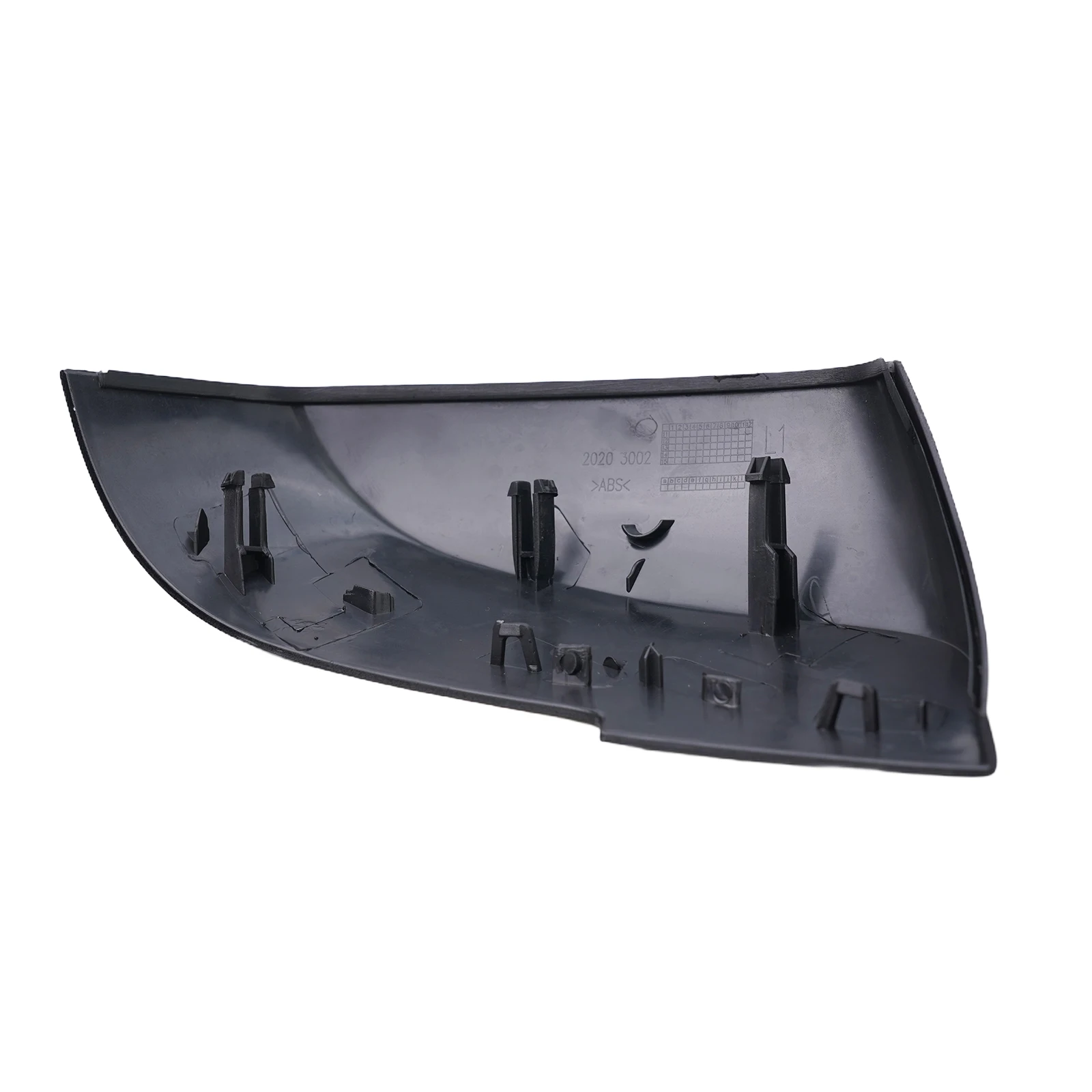

1 Pair Rearview Mirror Cover Gloss Black Front Left Left + Right ABS Plastic Bright Black Door Mirror Cap Case