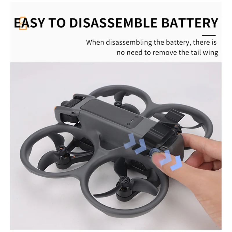 

【Срочная распродажа】для DJI AVATA 2 Flight Tail для уменьшения перетаскивания воздушного потока для DJI AVATA 2, аксессуары для фиксированной поддержки хвоста
