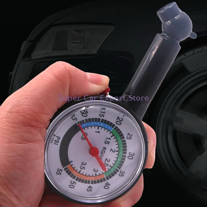 

Mini Air Pressure Gauge Auto Tire Inflation Pressure Gauge High Precision Meter Detector Portable Car Tire Pressure Gauge