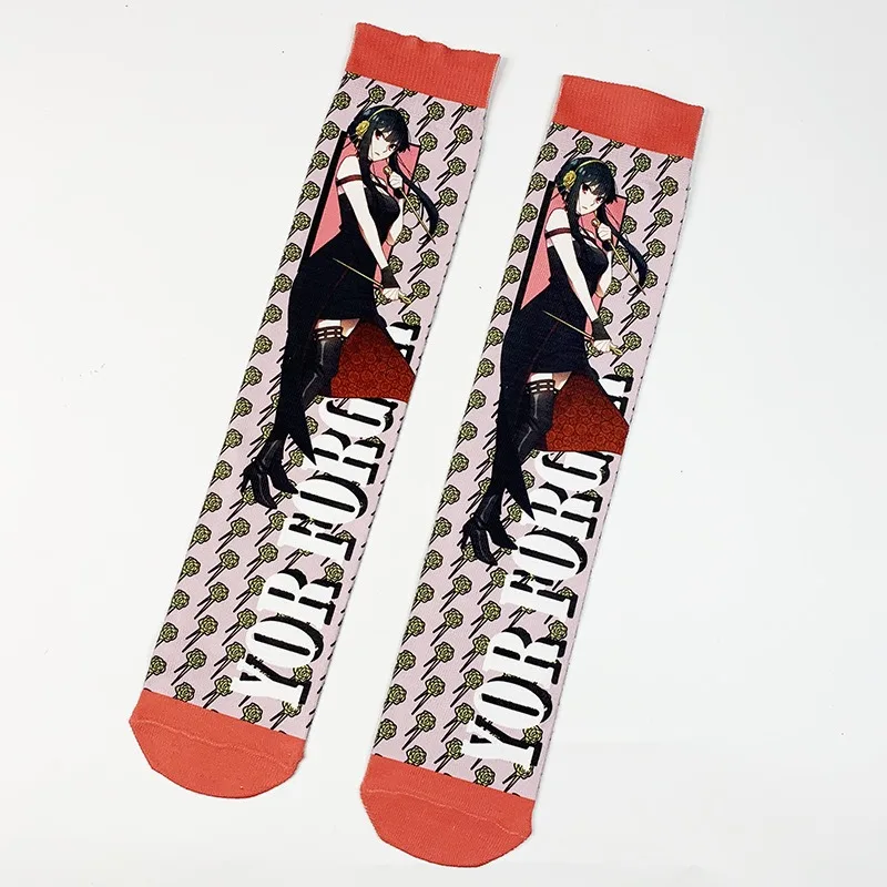 Japanischer Anime SPY×FAMILY Kawaii Cartoon gemusterte Socken Anime Merchandise kleines Geschenk