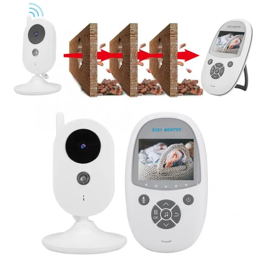 2.4inch draadloze intercom baby camera temperatuur display babysitter