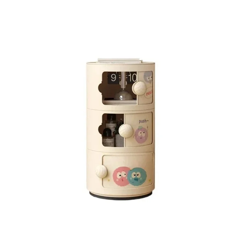 Dopamine bookcase shelf floor-to-ceiling mini bookshelf removable storage cabinet cartoon small side table