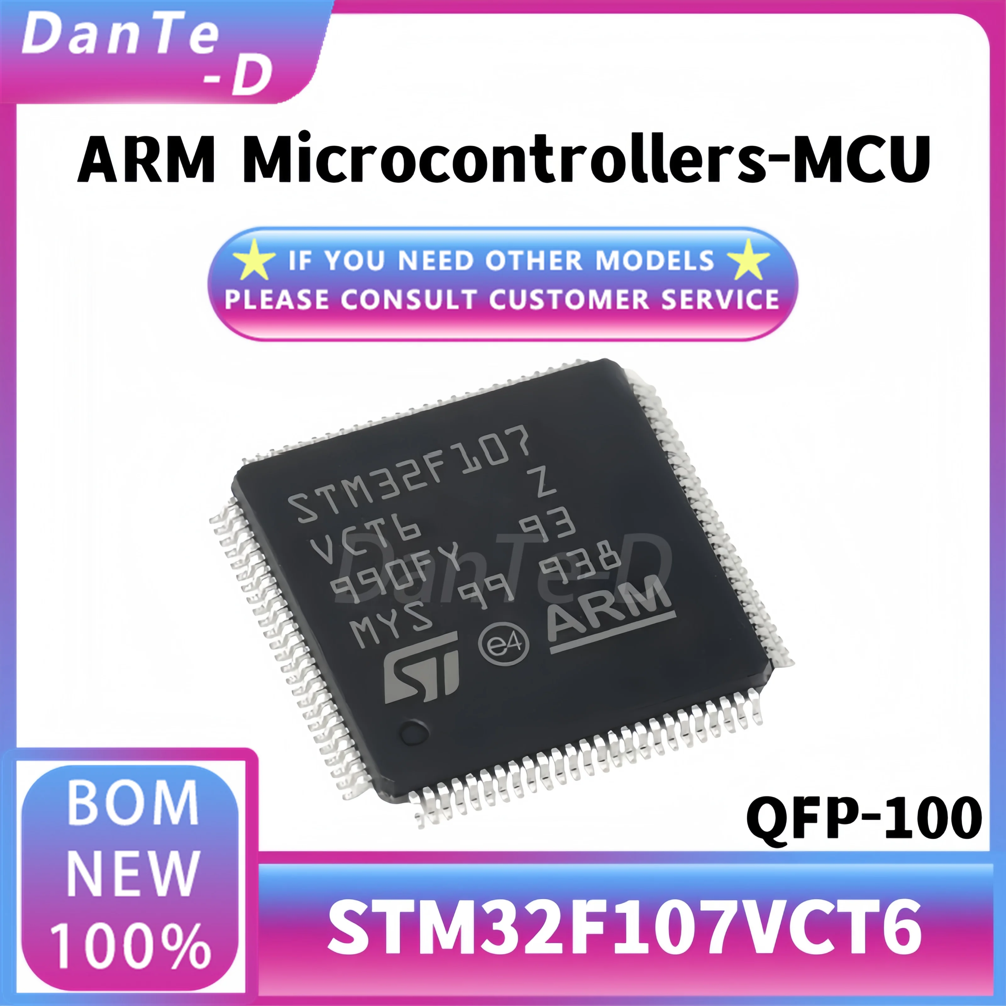 STM32F107VCT6 LQFP-64 32-bit microcontroller-MCUIC original authentic