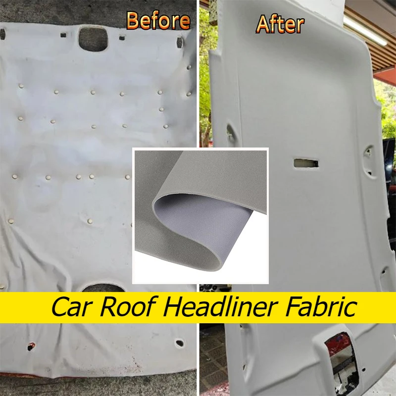 

Ткань для обшивки потолка автомобиля 200/300x150 см, с пенопластовой подложкой, для ремонта потолка, самостоятельной установки, для обшивки салона автомобиля, грузовика, фургона, ткань Sky Fabrics