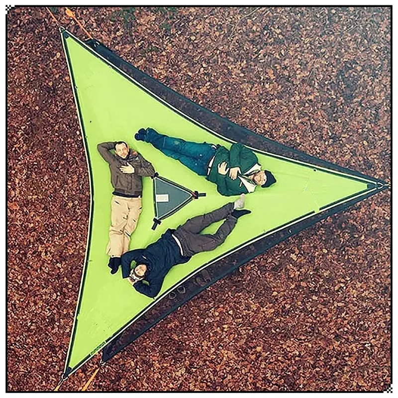 

Outdoor Camping Air Multi-Person Triangle Hammock Portable Mesh Mesh Hammock Air Tree Tent Leisure Mesh Bed New