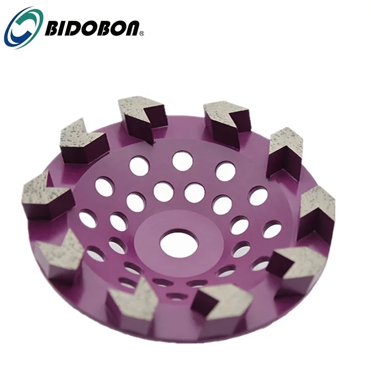 High Sharpness 7 Inch Diamond Grinding Disc for Concrete Terrazzo Floor