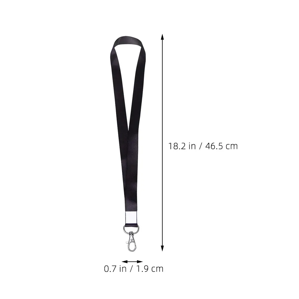 5개 조절 가능한 넥 랜야드 분리형 안전 배지 홀더 탈부착 가능한 버클 헤비 듀티 키체인 스트랩 ID 카드 및 열쇠용