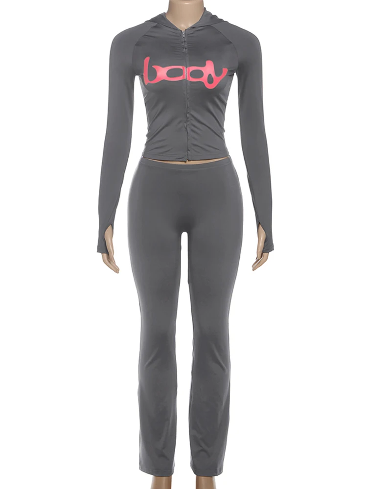 غريب سنور إلكتروني طباعة 2 قطعة مجموعة المرأة رياضية مقنعين سترة طماق مطابقة تمتد الشارع الشهير ملابس رياضية غير رسمية #6