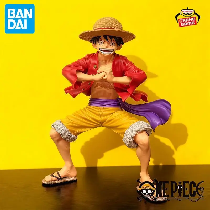 

Bandai Original Banpresto One Piece Luffy Action В наличии Фигурки ПВХ Аниме Статуи Модель Мультяшные Куклы Детские Игрушки Праздничные Подарки