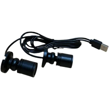 DC5V לד USB 3W מבט תכשיטים ארון תצוגה מונה מנורת תקרה מונטאז' USB 5V ממשק 2 באחד