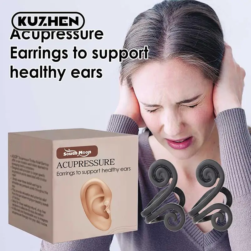 Tinnitus Relief Earrings Anti Tinnitus Earrings Earsleeves Earring Stoppers Soothing Ear Tools Ear Pressure Tinnitus Relief