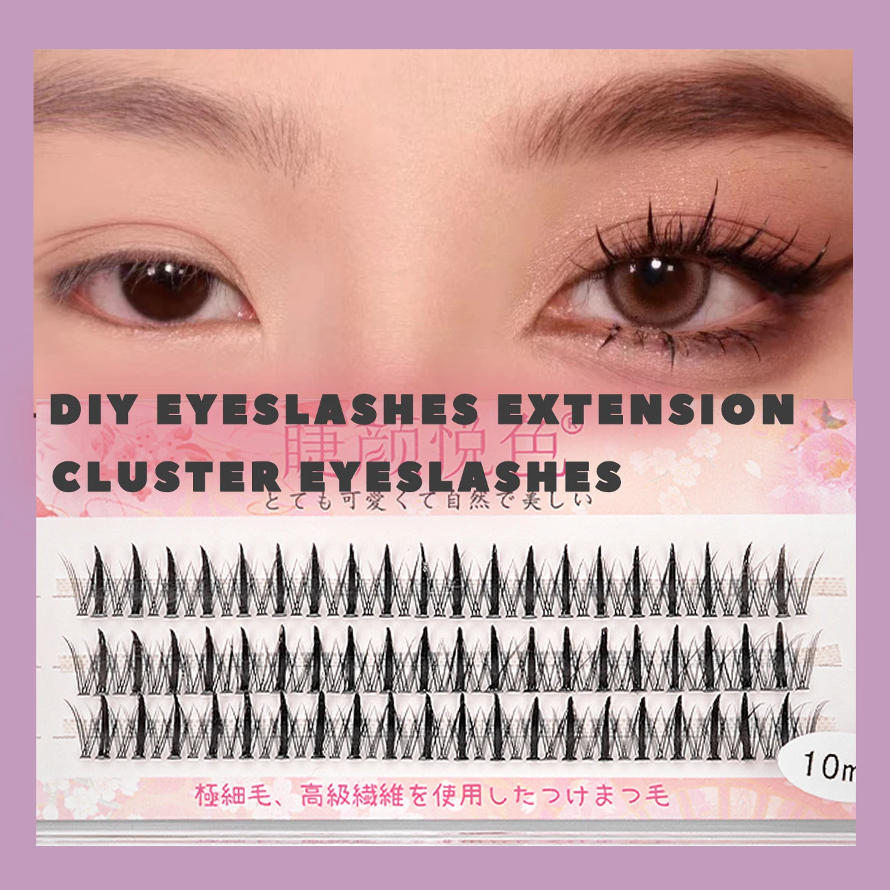 

Clusters Eyelashes Lash Extension Supplies DIY Makeup Tool Individual Eyelashes Mix Fox Eye Eyelashes Soft Natural Make Up