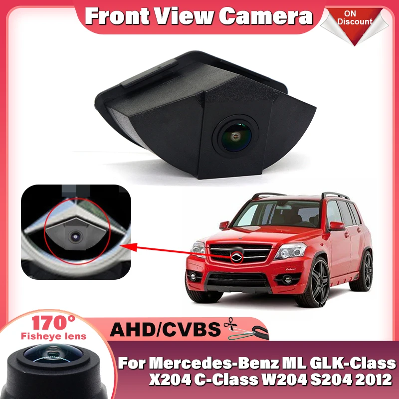 

170 ° AHD Автомобильная парковочная камера с позитивным логотипом для Mercedes Benz C Class W204 C180 C200 C220 C230 C280 C320 C350 2008-2015