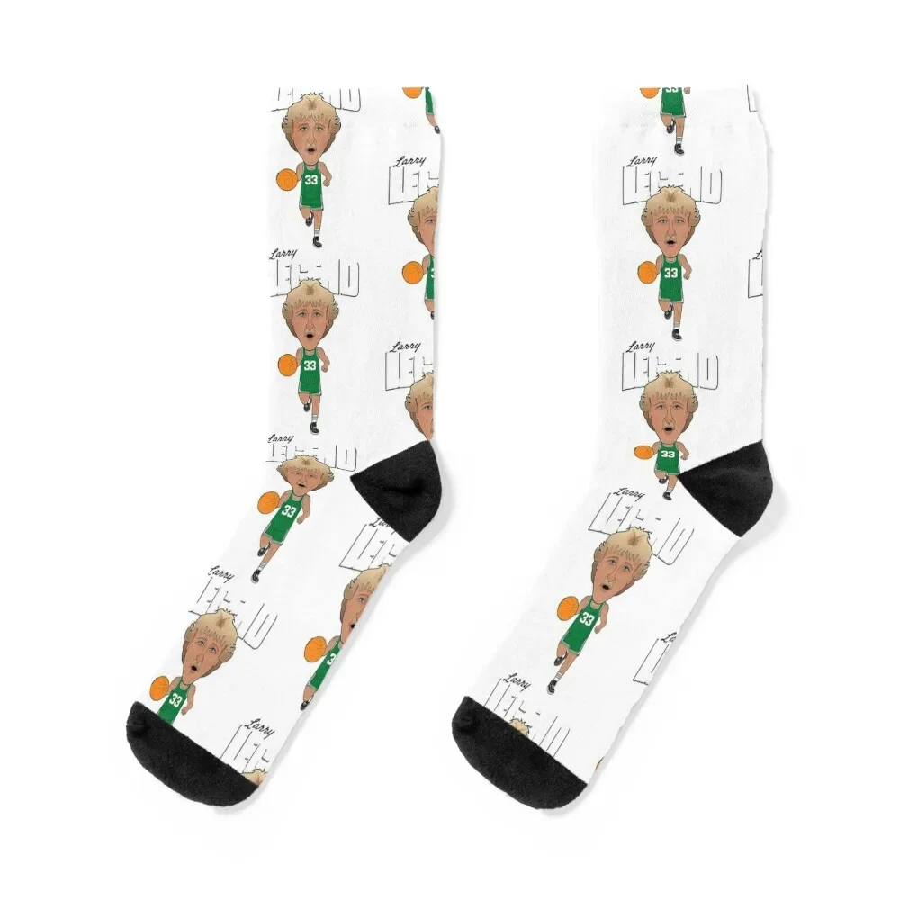 

Larry Bird Chibi Socks anti-slip Heating sock compression Soccer Socks Women Men's Lots cartoon man Socks For Women Men's