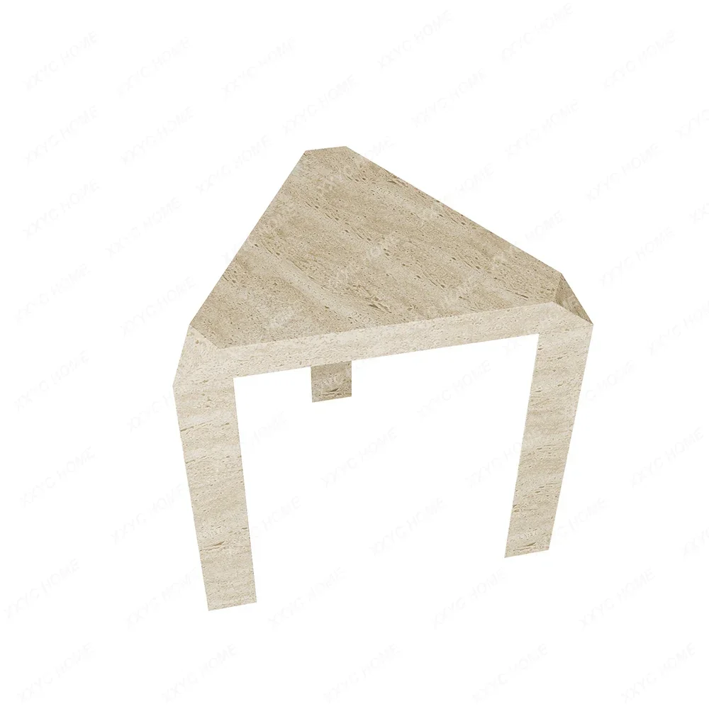 AARetro Triangle Natural Marble Edge Few High-end Design Soft Decoration Living Room Bedroom B & B Hotel