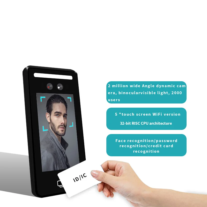 Imagem -03 - Face Recognition Biometric Machine For Employee Access Control Cloud And Cloud Platform in