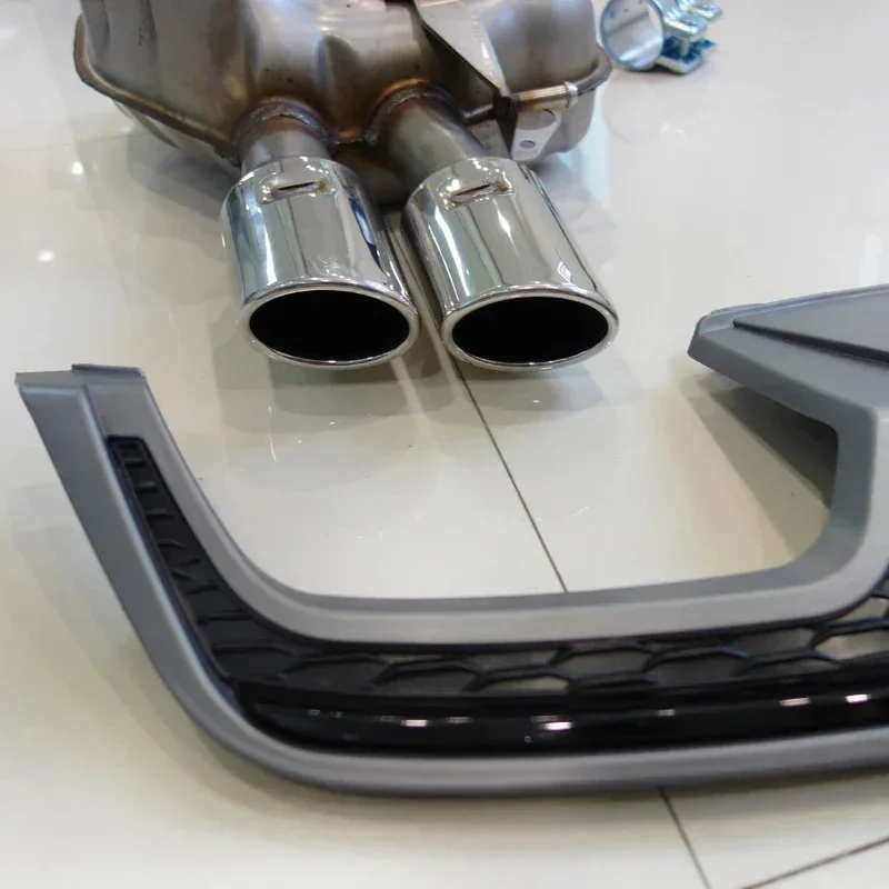 For A7 2010-2019 Rear Bumper Body Kit Tailpipe For S7 2013-2018 Manufacturer Car Rear Lip with Tail 4