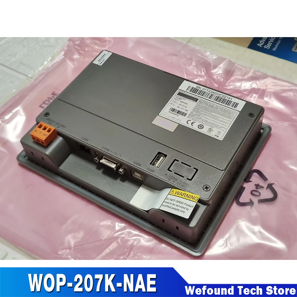 For Advantech WOP-207K-NAE  7 inch PLC Industrial HMI Touch Screen Display WOP-207K