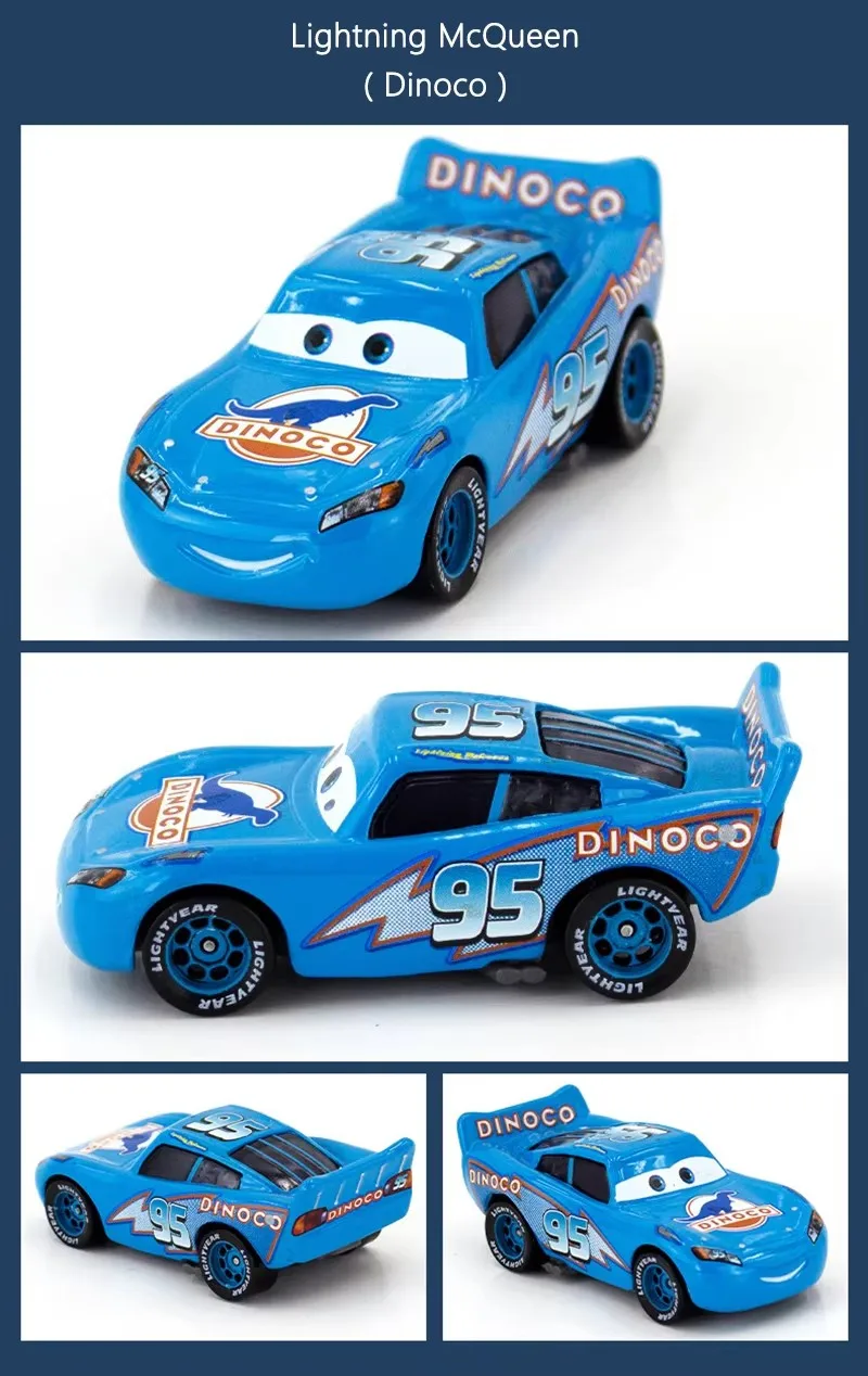Pixar Cars 2 3 Lightning McQueen Cruz Ramires Sterling Ramone Traktoren Legierungsautomodell Kinderauto Spielzeug Geburtstagsgeschenk – Detail 5