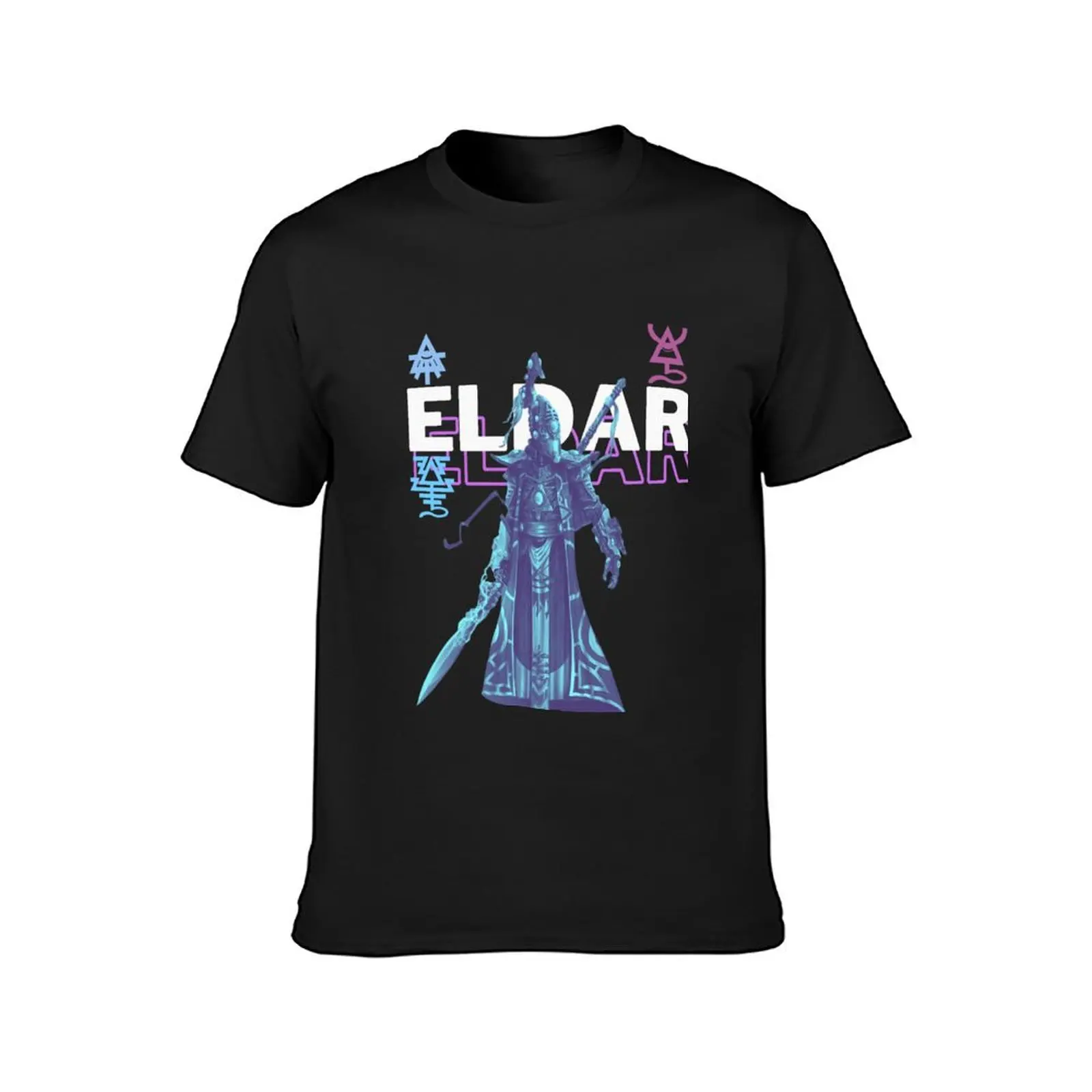 Eldar Aeldari Farseer Space Elf White Blue T-Shirt cute clothes customizeds big and tall t shirts for men