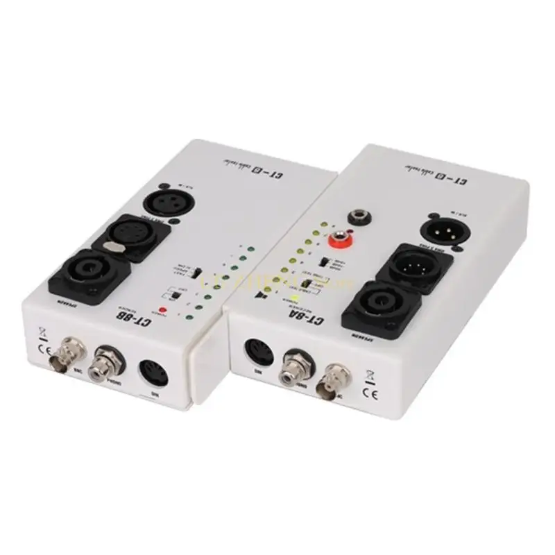 E56B RJ45 TRS TRS 테스트 기기 용 정확한 오디오 라인 테스터 CT8 모델