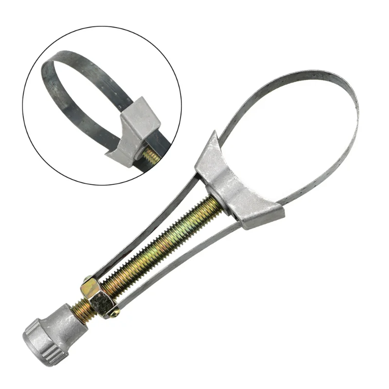 

Dismountable Hook Spanner Auto Oil Filter Removal Tool Cap Spanner Strap Wrench Diameter 60mm To 120mm Adjustable Hand Tools