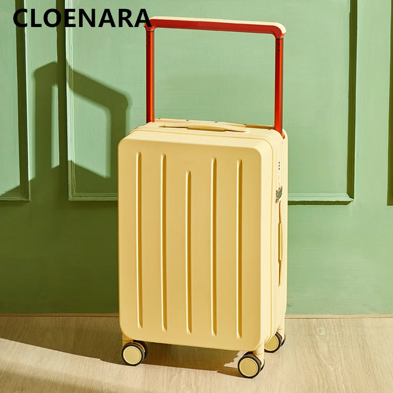 COLENARA 20"22"24"26" Inch The New Suitcase Men's Large-capacity Boarding Box Trolley Bags for Women with Wheels Rolling Luggage