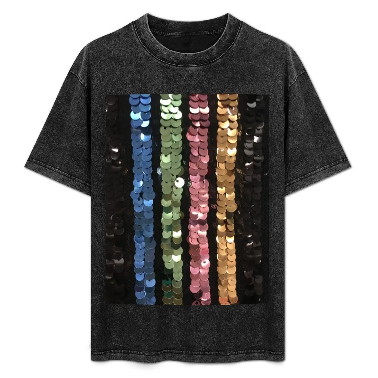 

Sequin Delight T-Shirt Athletic Fit Sports Short Sleeve Top
