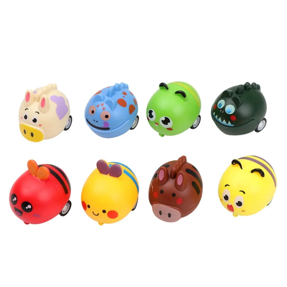 12/24/36 Pcs Cartoon Animals Pull-Back Cars Children’s Birthday Party Gifts Pinata Fillers Carnival Party Gifts Classroom Prizes