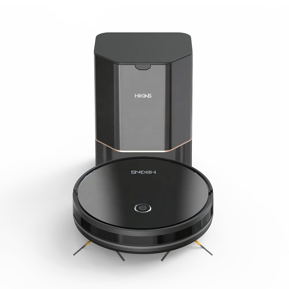 Smart vacuum cleaner robot with automatic garbage collection and mopping function