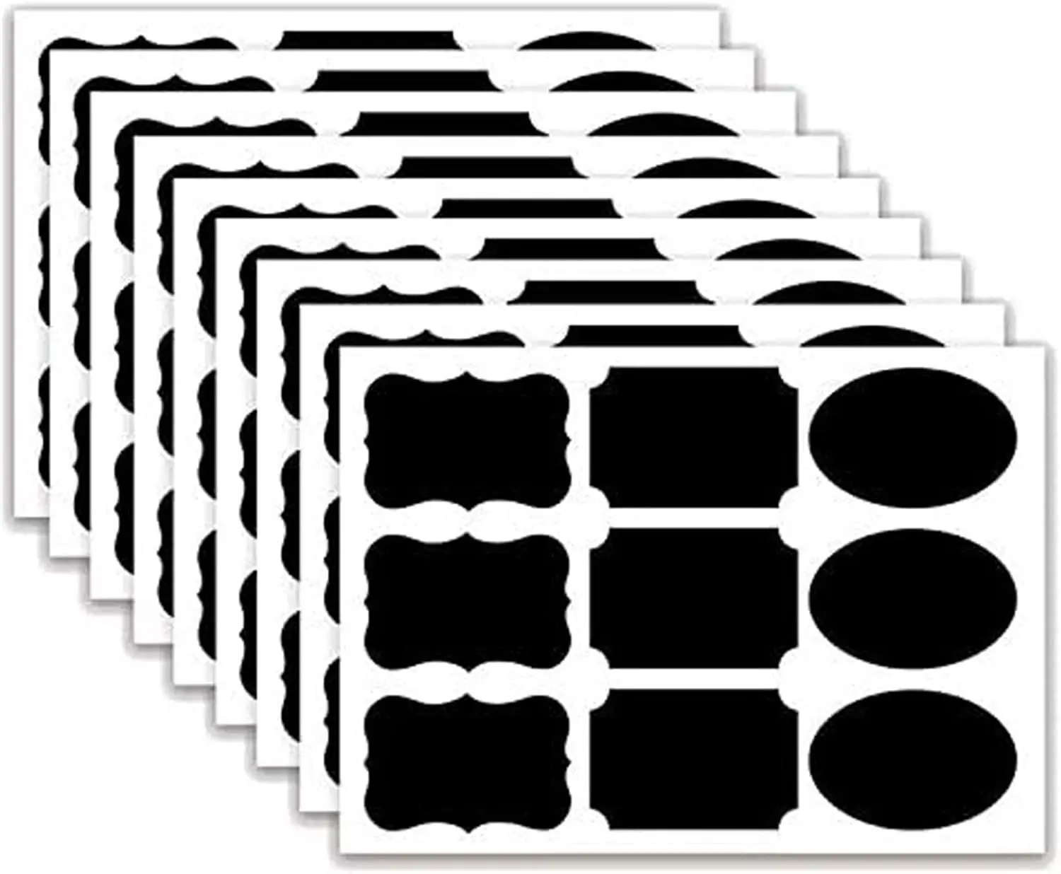 ملصقات ملصقات السبورة، ملصقات الطباشير القابلة لإعادة الاستخدام 90 قطعة #1
