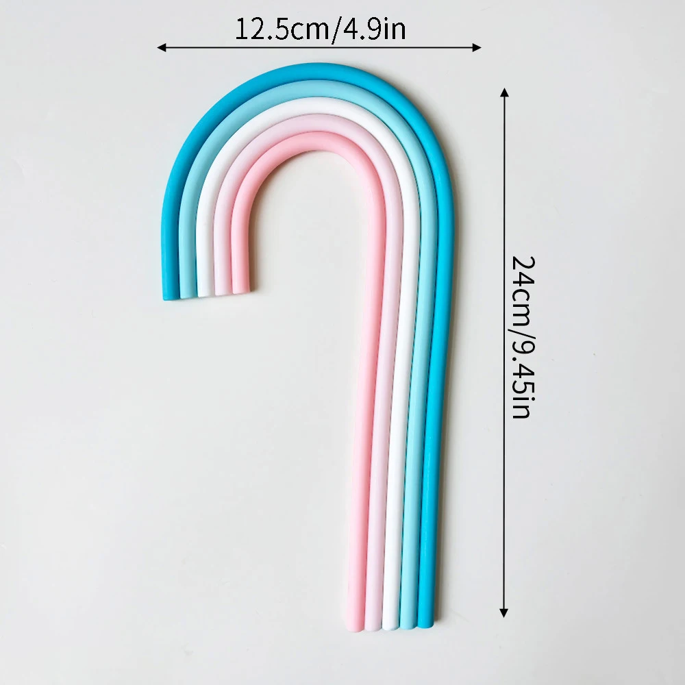 Meerjungfrau Kuchen Topper Regenbogen Schwanz Shell Schloss Tisch Ornamente Prinzessin Mädchen Baby Party Liefert Seestern Auto Kuchen Dekorationen – Detail 13